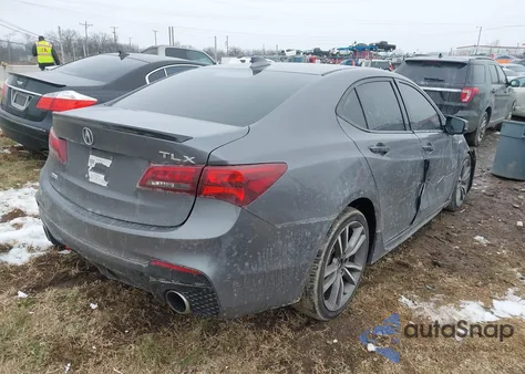 2018 Acura Tlx Tech A-Spec Pkgs from USA, damaged, VIN 19UUB2F63JA012076